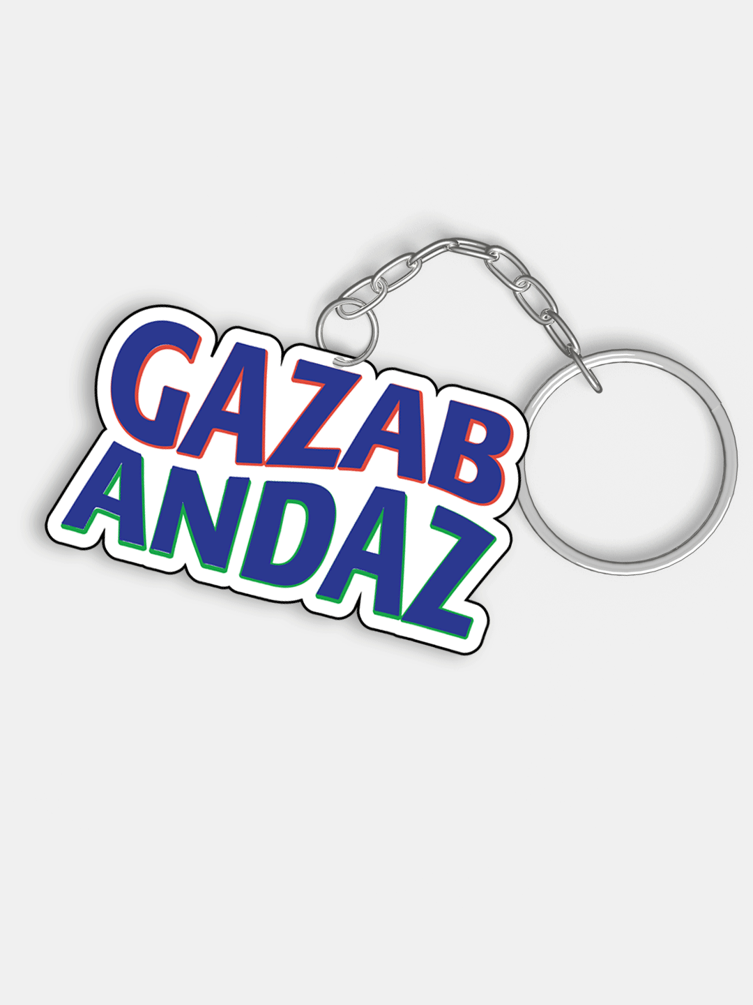 Lucknow Super Giants Gazab Andaz Metal Keychain - (Pack of 1)