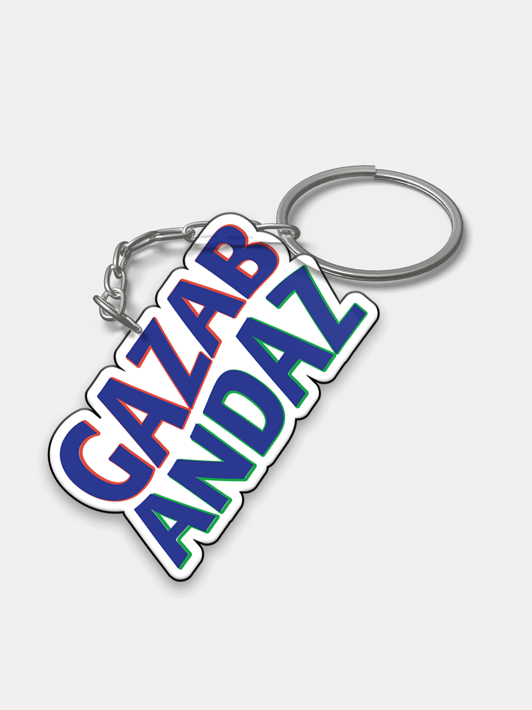 Lucknow Super Giants Lucknow Super Giants Gazab Andaz Metal Keychain - (Pack of 1) (2)