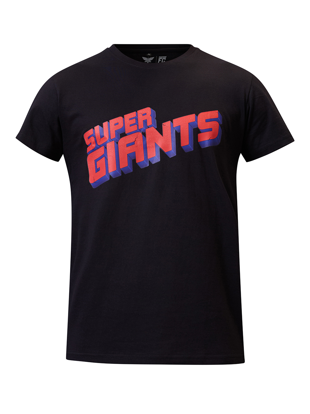 Lucknow Super Giants Men Black Graphic Printed Half Sleeves Round Neck Cotton T-Shirt (6)