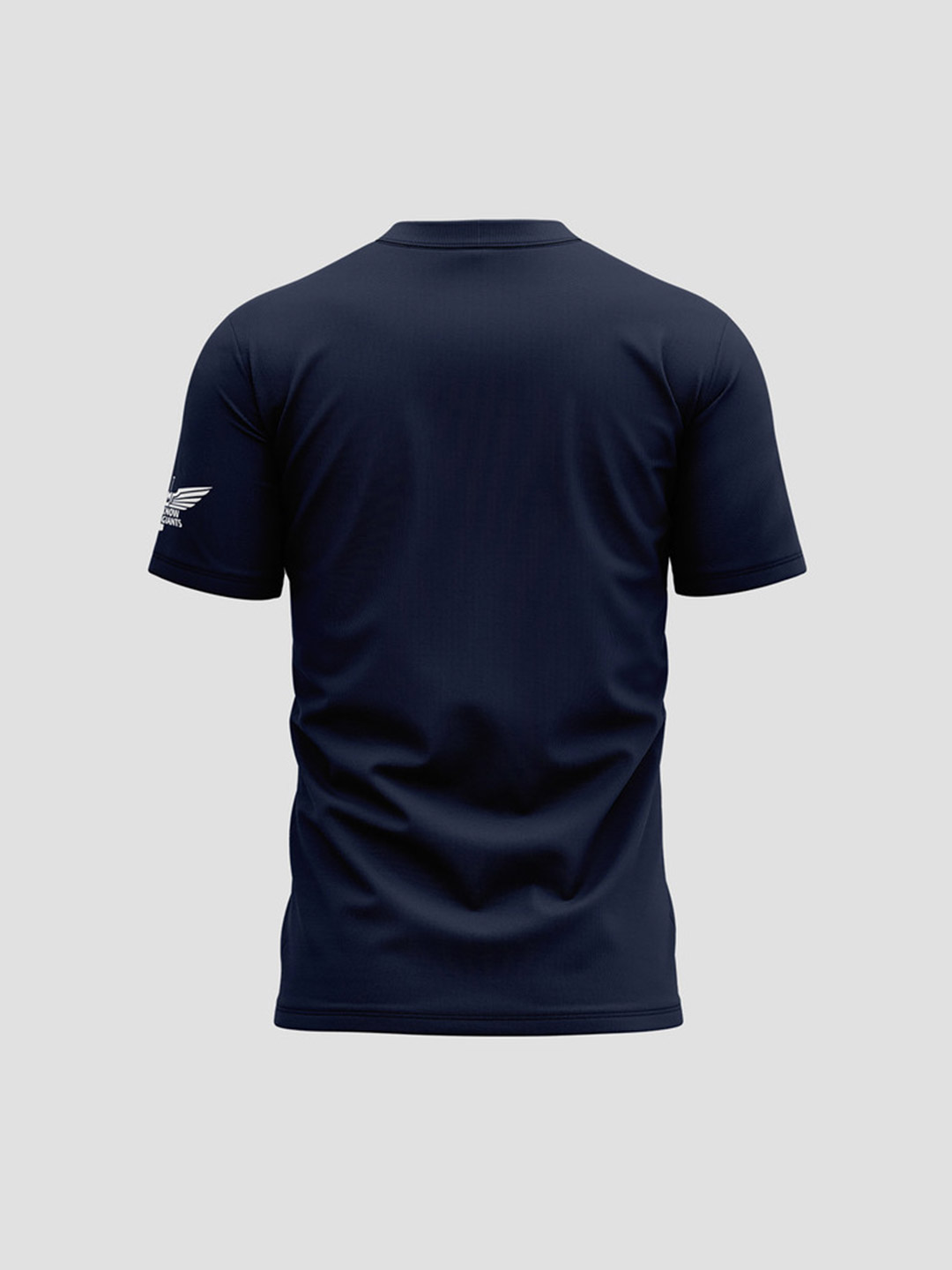 Lucknow Super Giants Men Navy Blue Typography Printed Half Sleeves Round Neck T-Shirt (2)