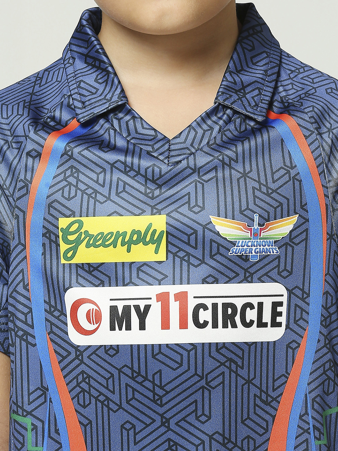 Lucknow Super Giants Kids Official Replica Jersey 2024 (6)