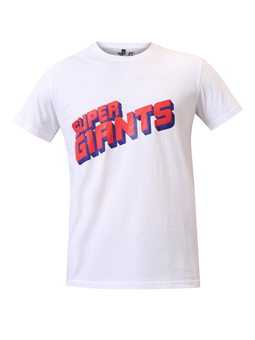 Lucknow Super Giants Men White Graphic Printed Half Sleeves Round Neck Cotton T-Shirt (6)