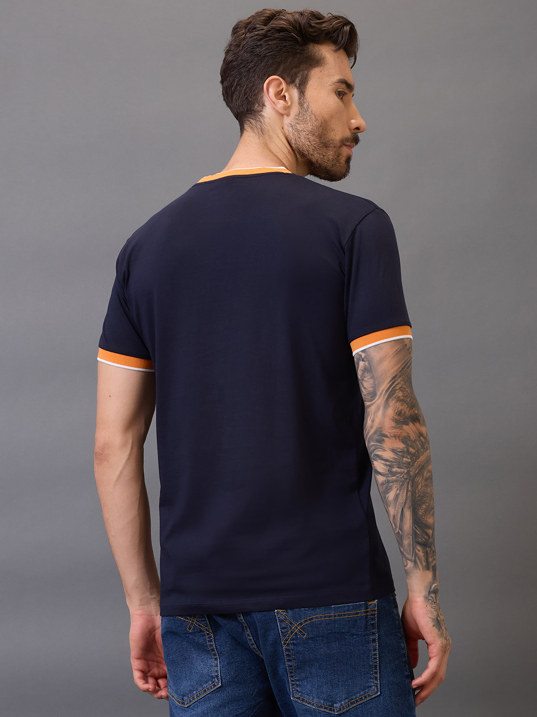 Lucknow Super Giants Men White Typography Printed Half Sleeves Round Neck Cotton T-Shirt (3)