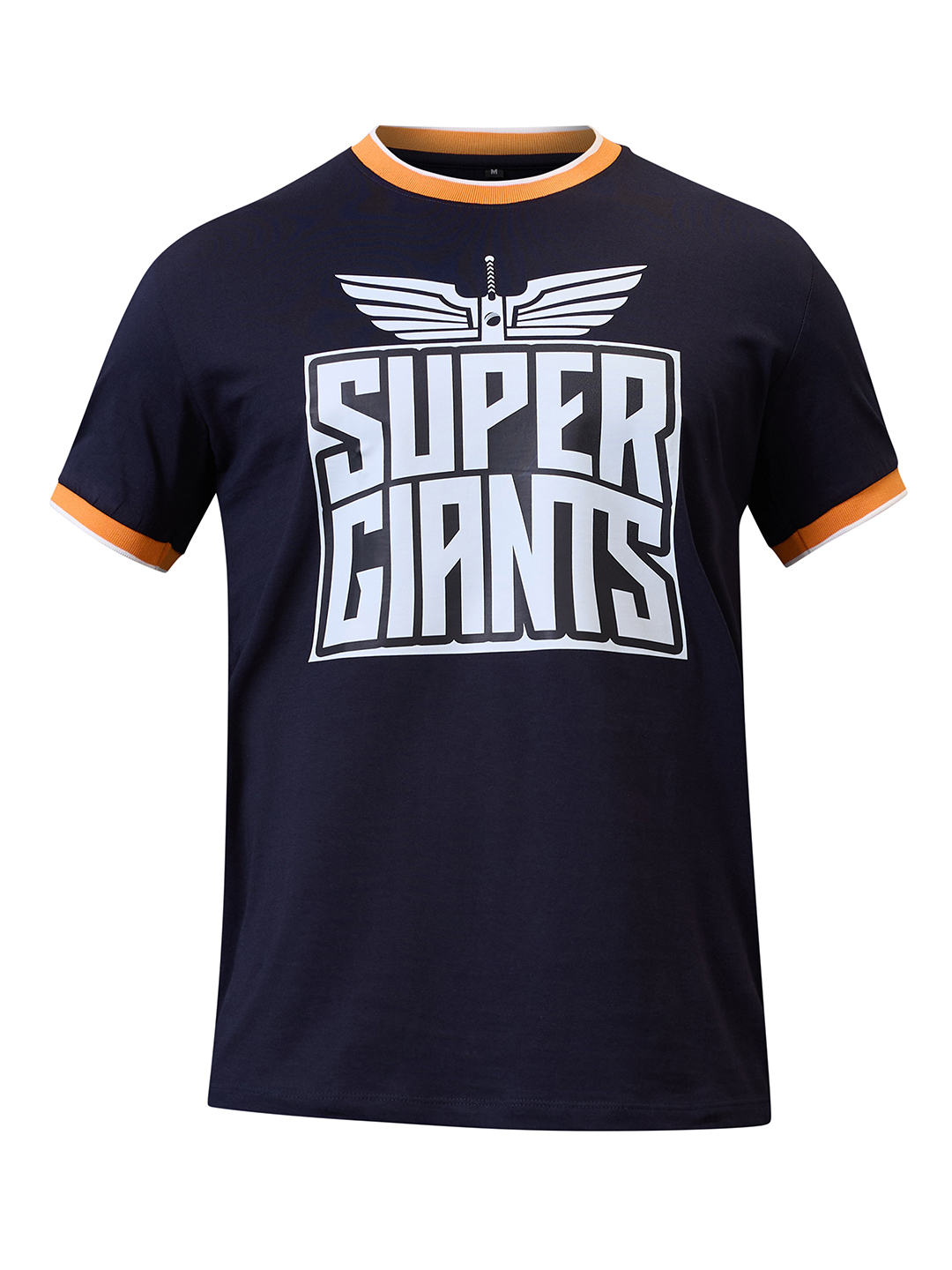 Lucknow Super Giants Men White Typography Printed Half Sleeves Round Neck Cotton T-Shirt (5)