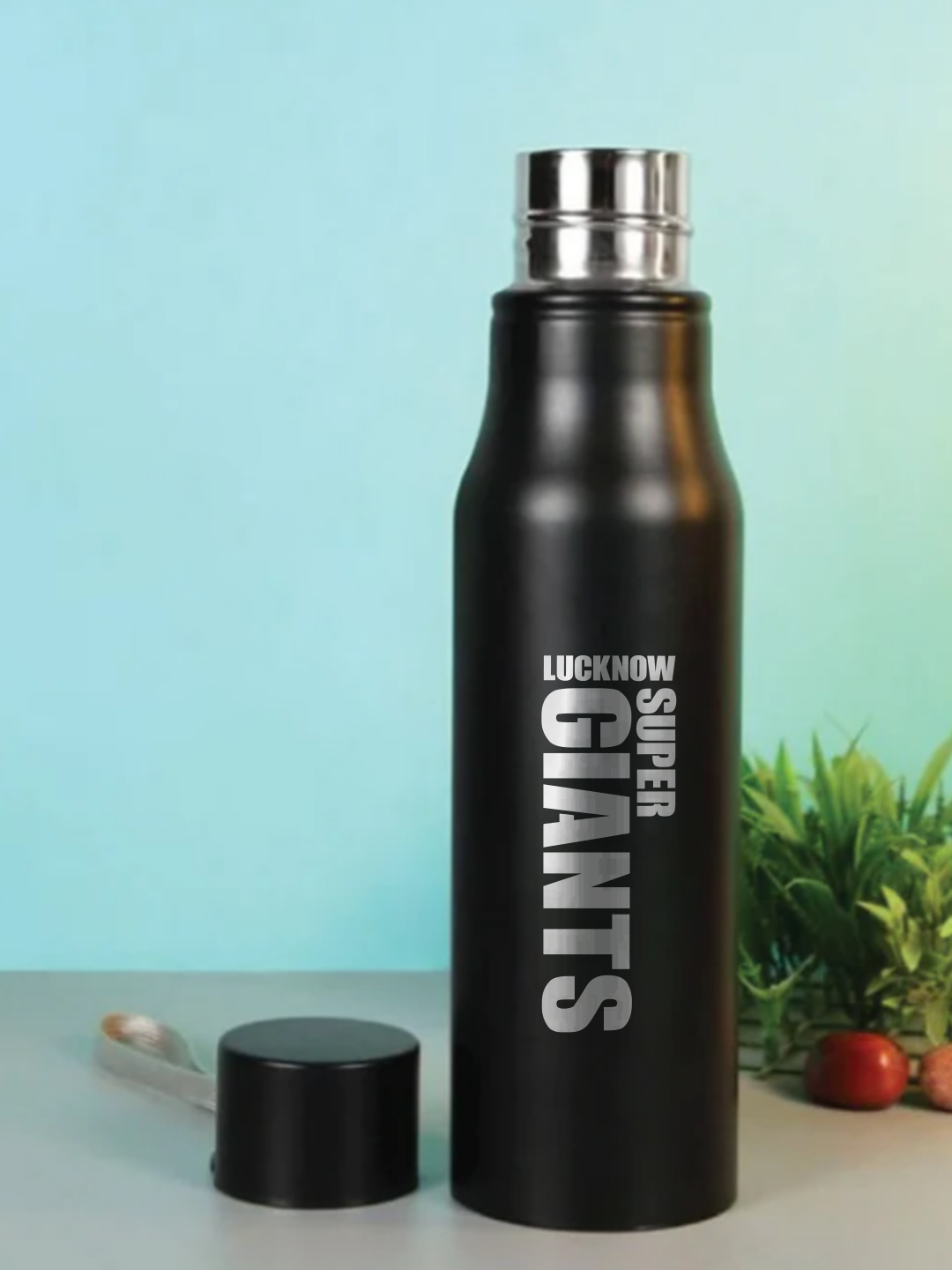 Single Walled, Easy to Carry, Leak-Proof, Rust Free, Stainless Steel Bottle - 750 Ml (Black)