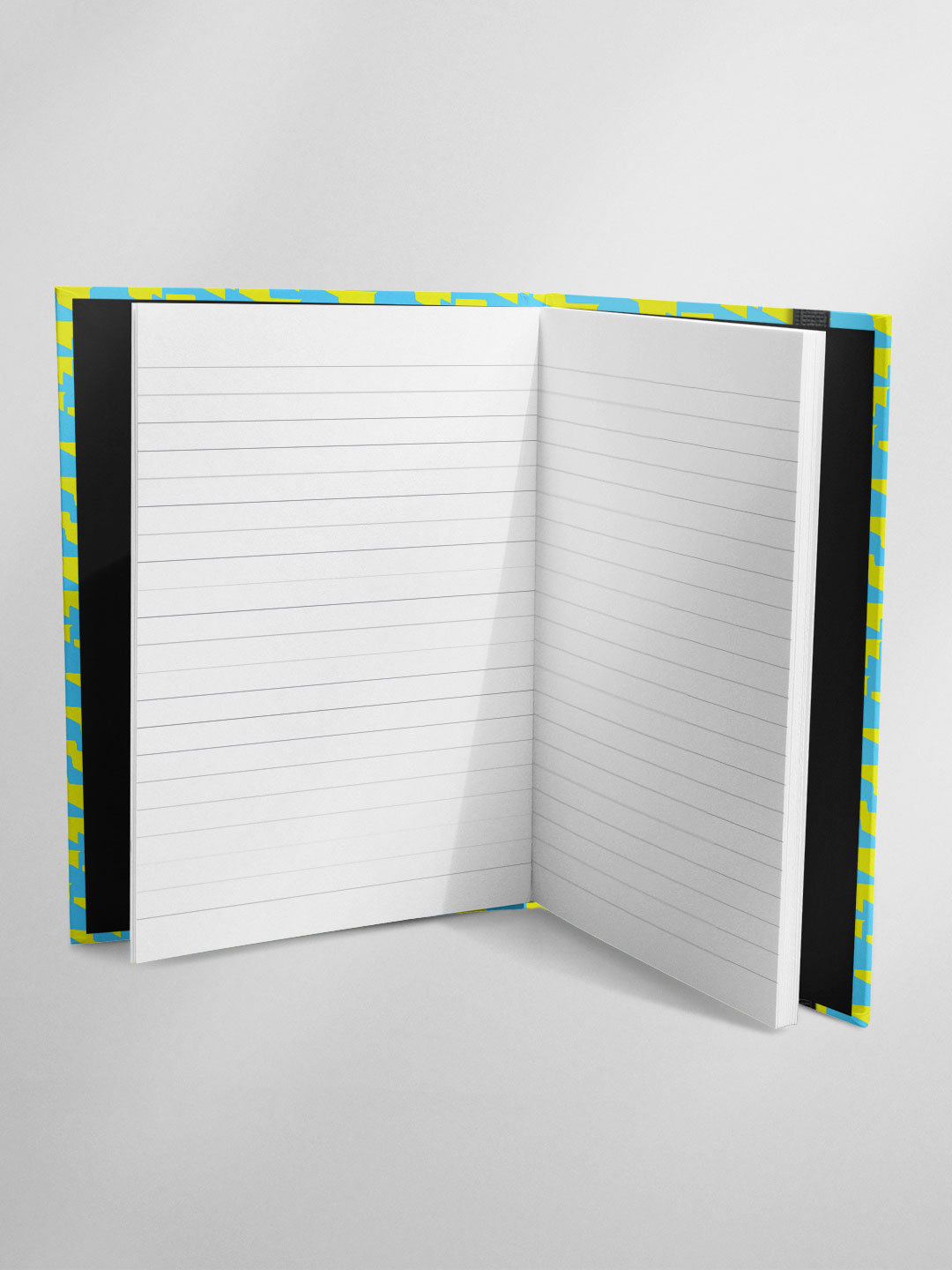 Manchester City F.C. Blue and Yellow Printed Manchester City Pattern Hard Cover A5 Ruled Notebook (Pack of 1) (2)