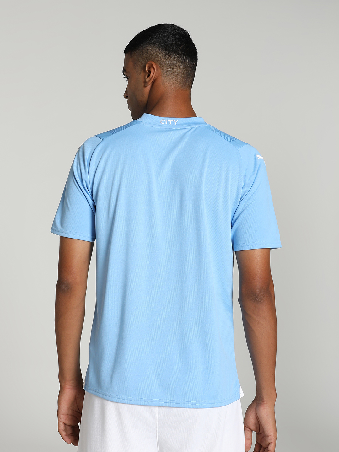 Manchester City F.C. Men Blue Home Replica Polyester Jersey (4)
