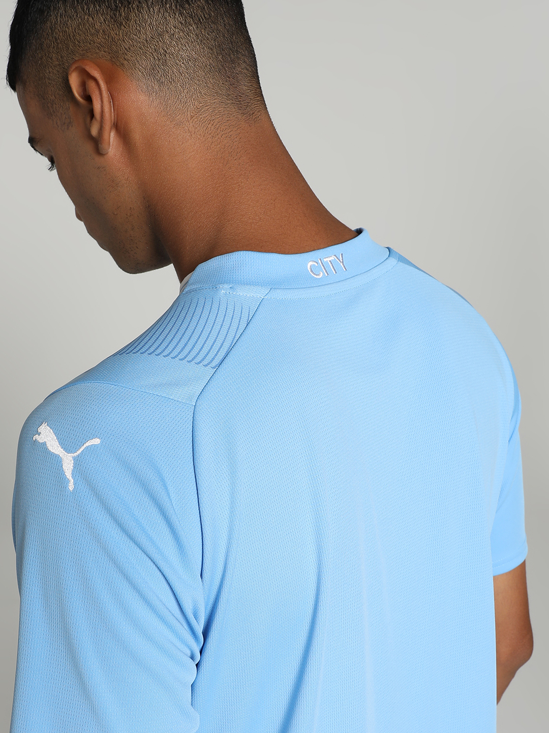 Manchester City F.C. Men Blue Home Replica Polyester Jersey (6)