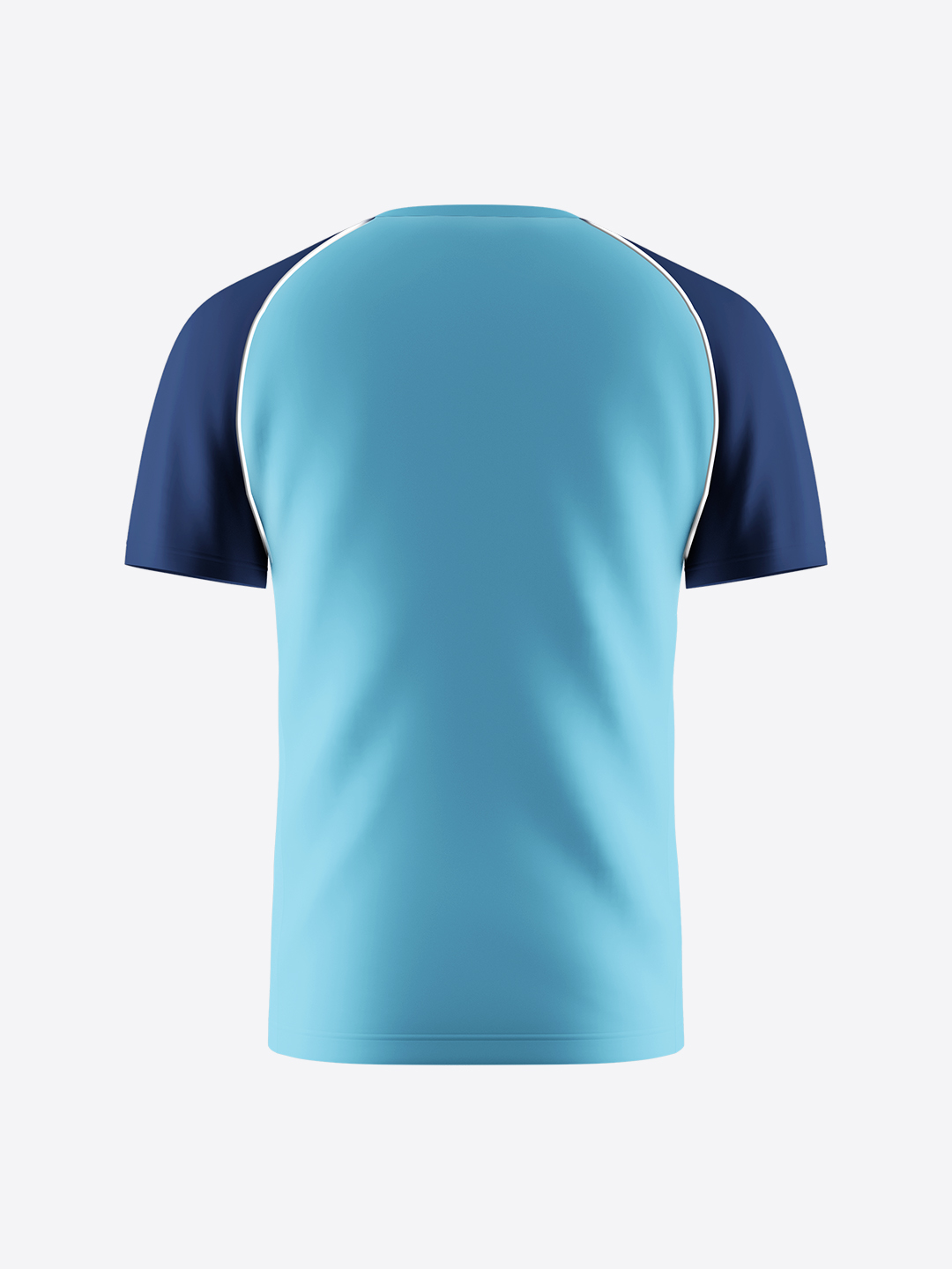 Manchester City F.C. Men Blue Printed Colorblocked Round Neck Polyester T-shirt (2)