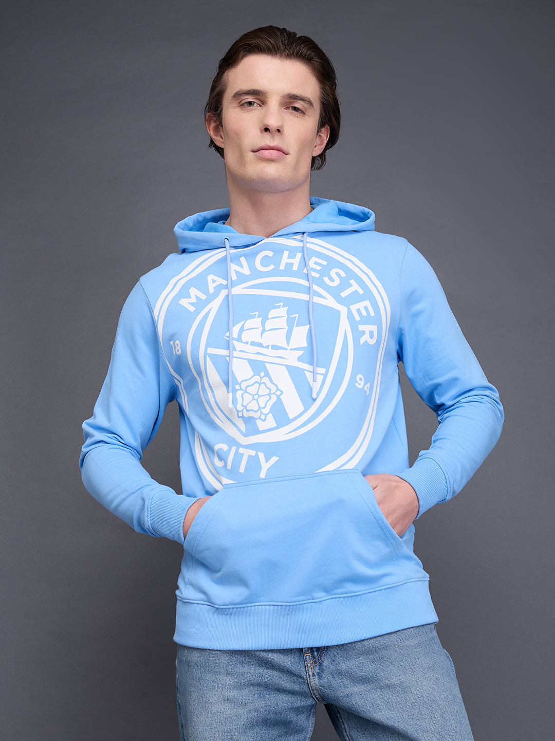 Manchester City F.C. Men Blue Typography Printed Full Sleeves Pullover Cotton Sweatshirt (5)