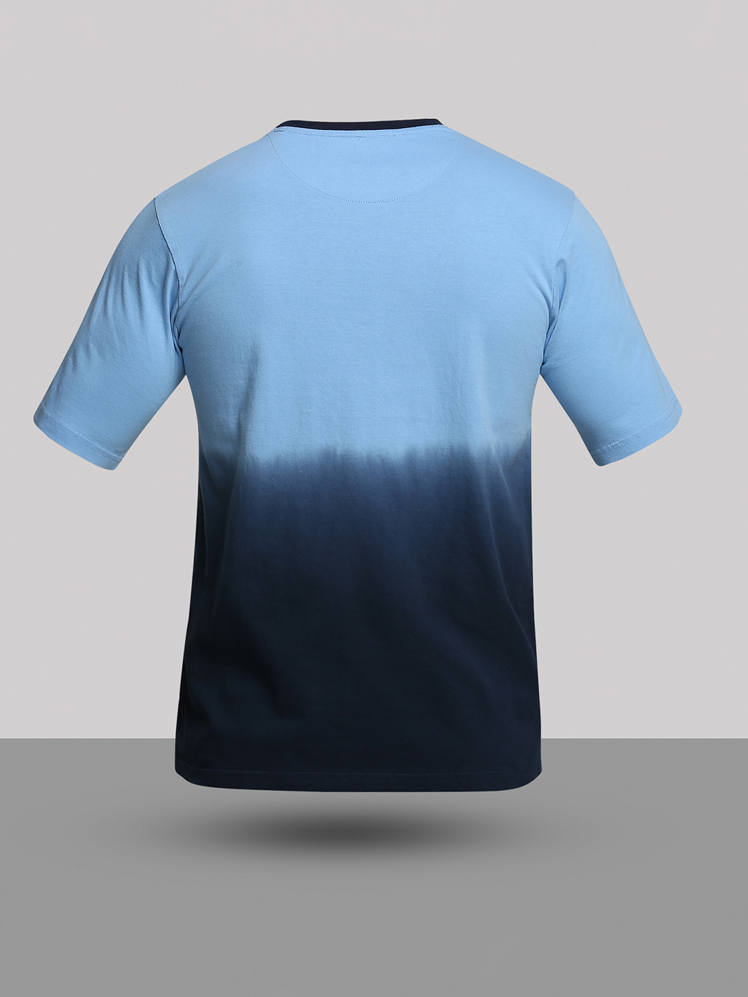 Manchester City F.C. Men Dark Blue Ombre Printed Round Neck Cotton T-shirt (9)