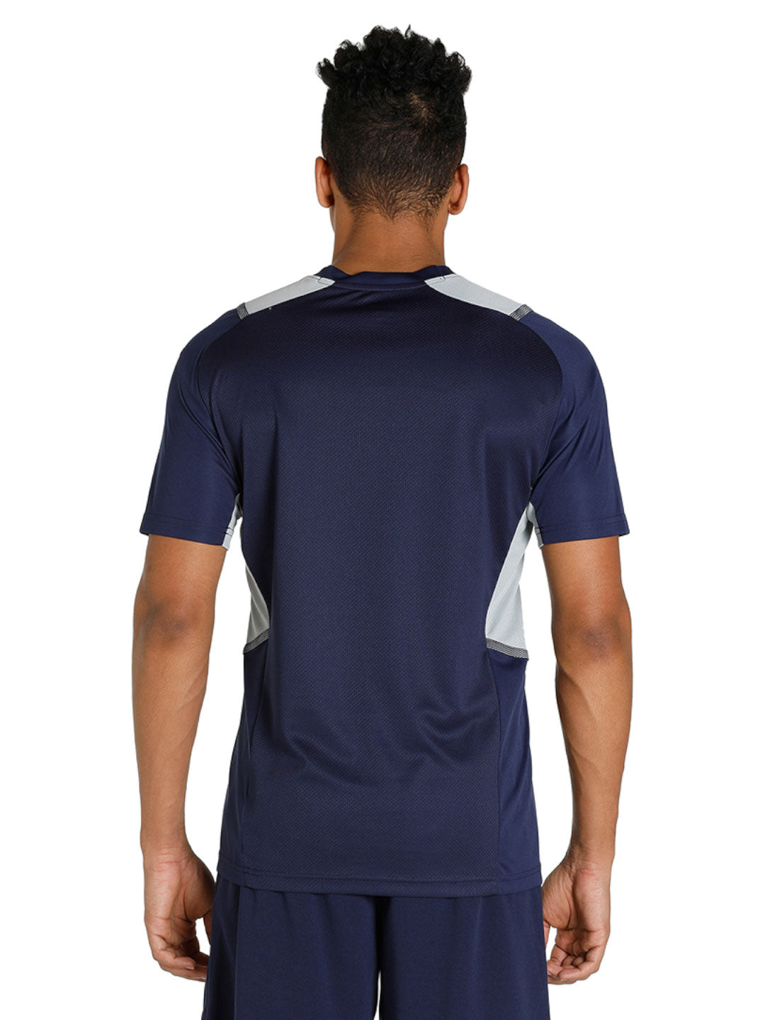 Manchester City F.C. Men Navy Blue Printed Half Sleeves Round Neck Polyester Training Jersey (3)
