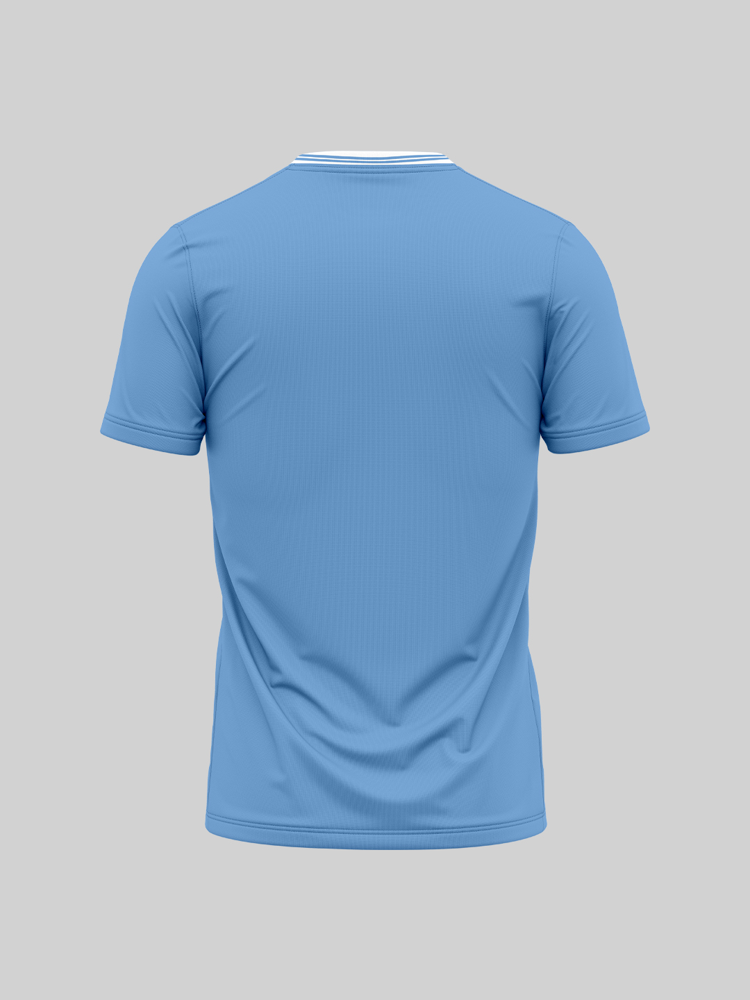 Manchester City F.C. Men Sky Blue Printed Round Neck Cotton T-shirt (2)