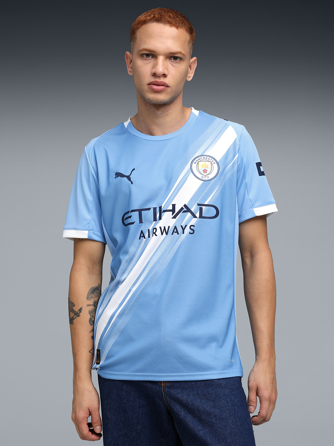 Manchester City F.C. Official 25/26 Home Replica Jersey for Men