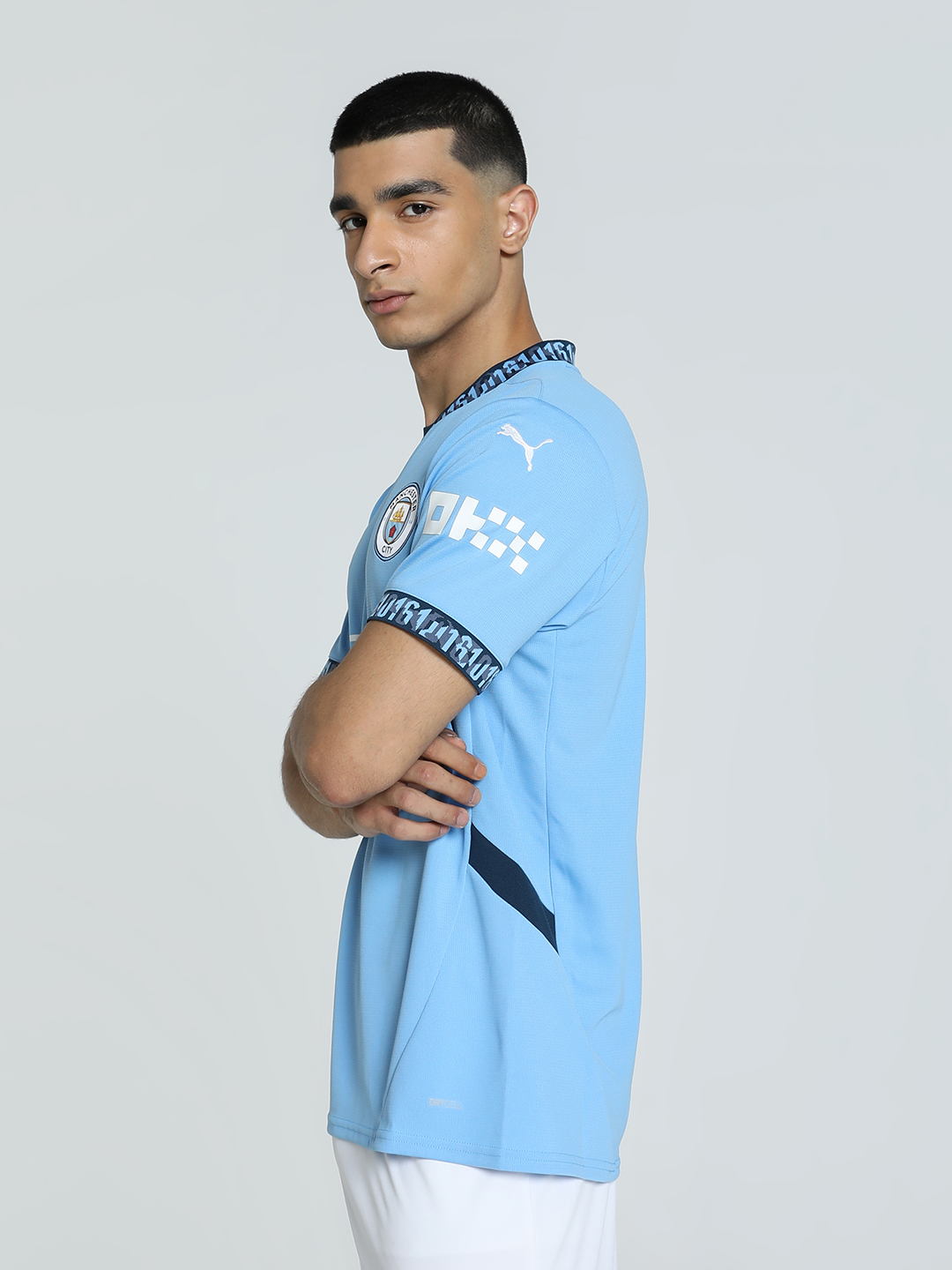 Manchester City F.C. Official Home Replica Jersey (2)