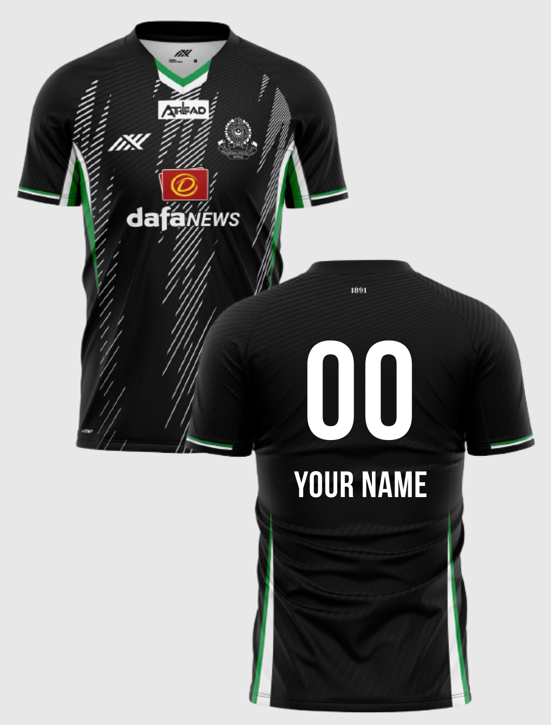 Mohammedan SC Official Home Polyester Jersey 2024-25 - Customised (2)