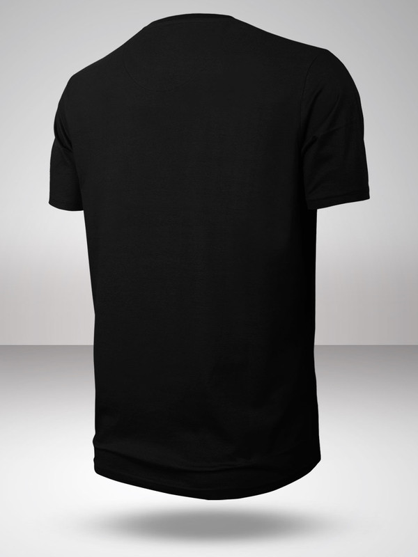 MotoGP Men Black Solid Round Neck T-Shirts (2)