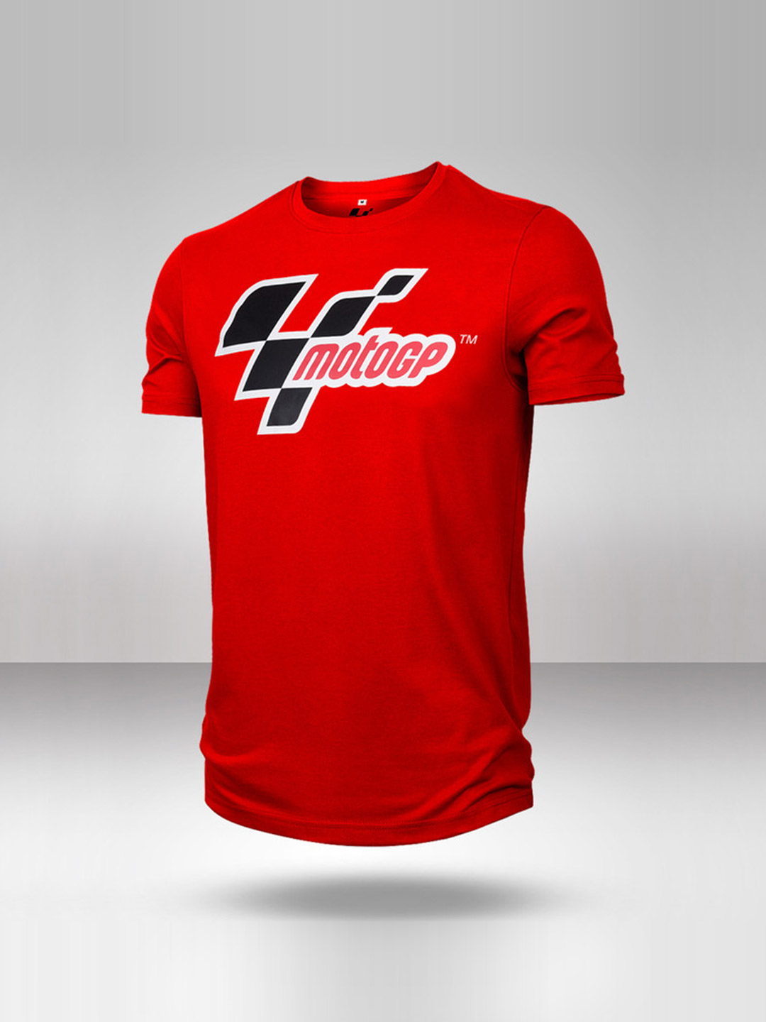 MotoGP Men Red Black Printed Round Neck T-Shirt  (1)