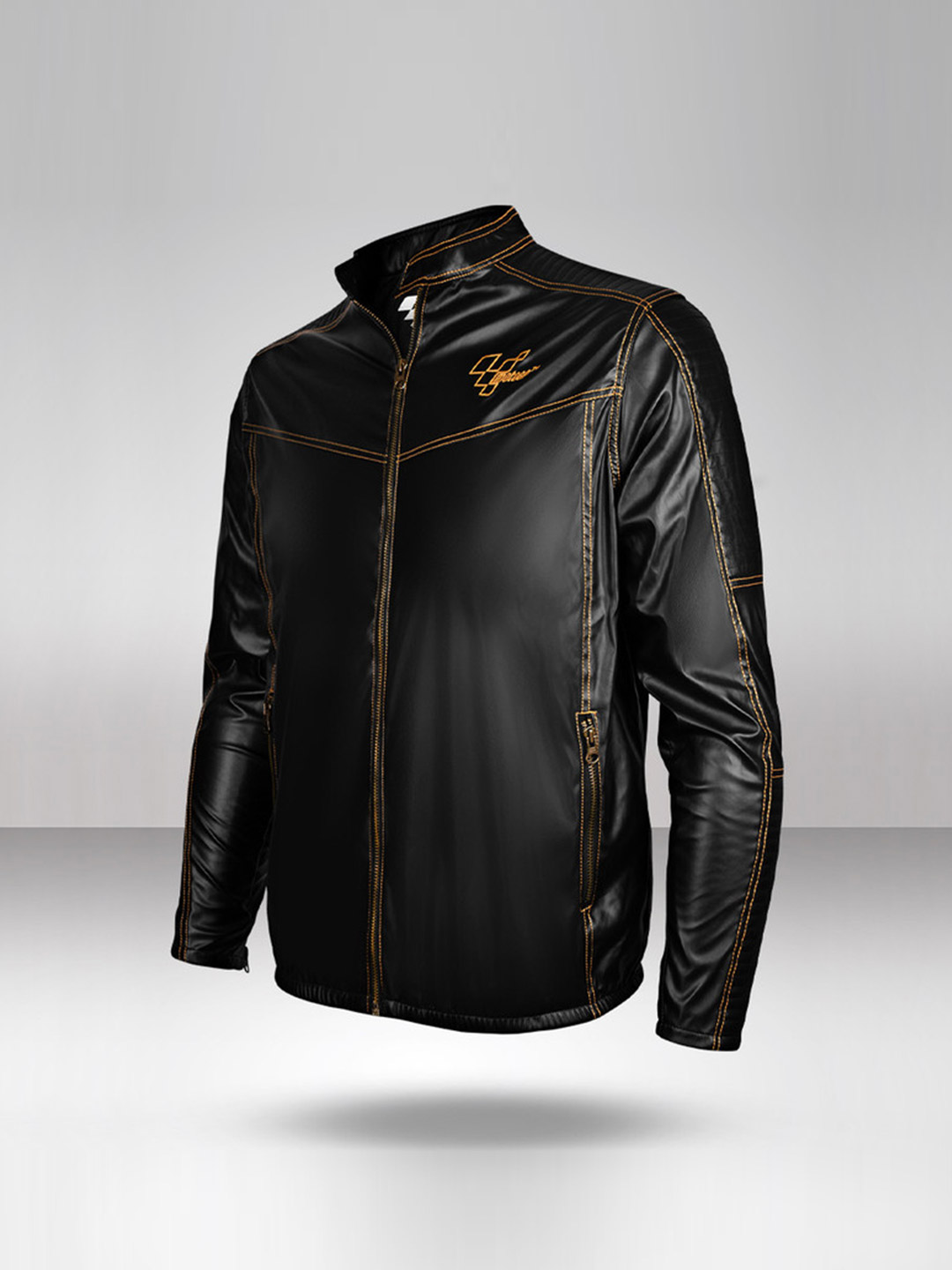 MotoGP Moto GP: PU Biker Jacket - Black (1)