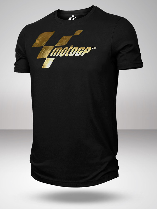 MotoGP MotoGP: Gold Foil T-shirt- Black