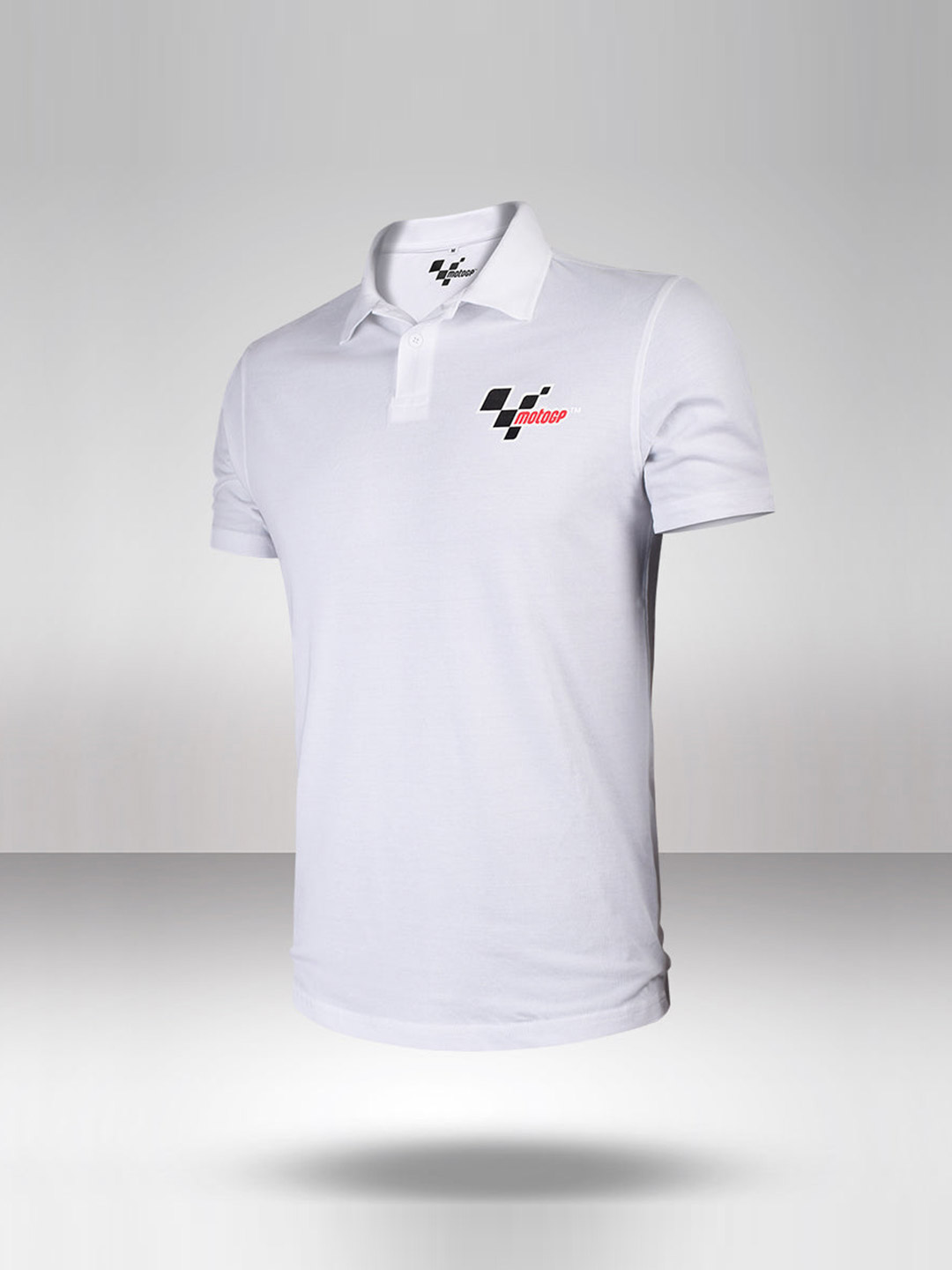 MotoGP MotoGP Men Fan Polo Regular White T-Shirt (1)
