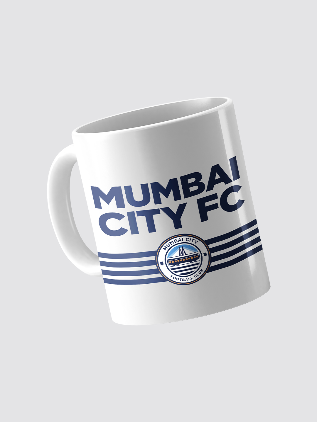 Mumbai City FC Logo Printed Ceramic Coffee Mug - Pack of 1 (2)