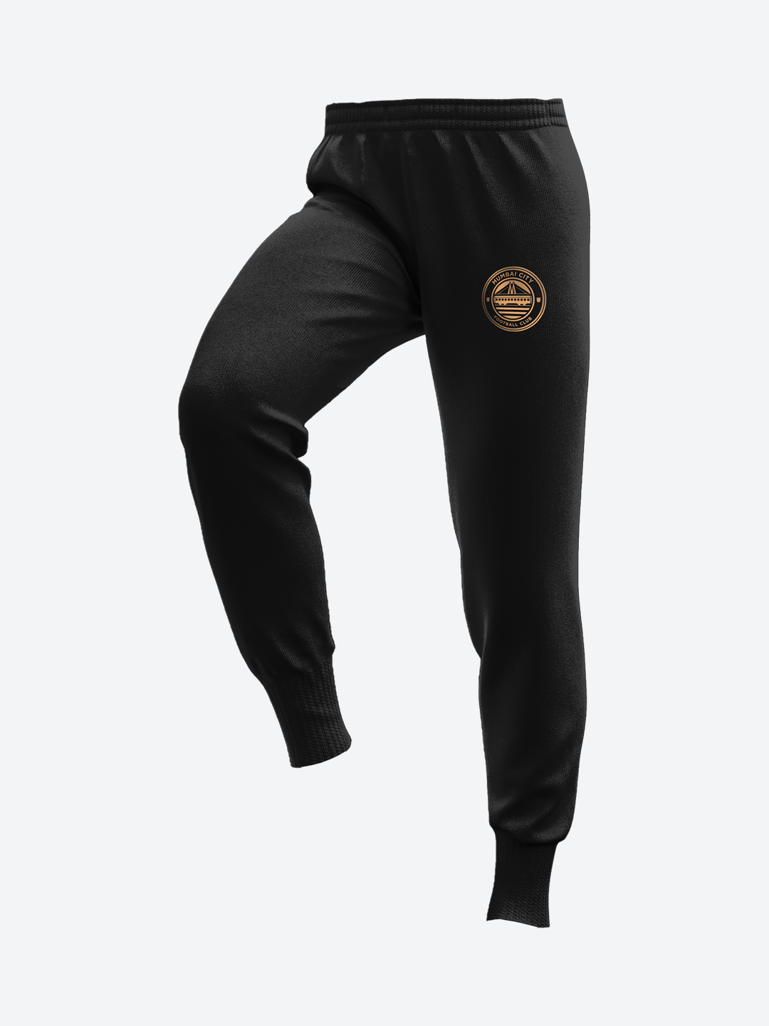 Men Black Printed Regular Fit Joggers