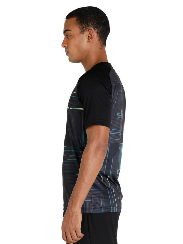 Mumbai City FC Official Puma Men MFC Away Kit Black Polyester Round Collar Half sleeve Jersey (2)