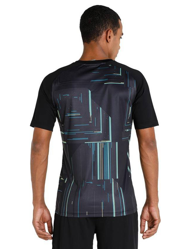 Mumbai City FC Official Puma Men MFC Away Kit Black Polyester Round Collar Half sleeve Jersey (3)