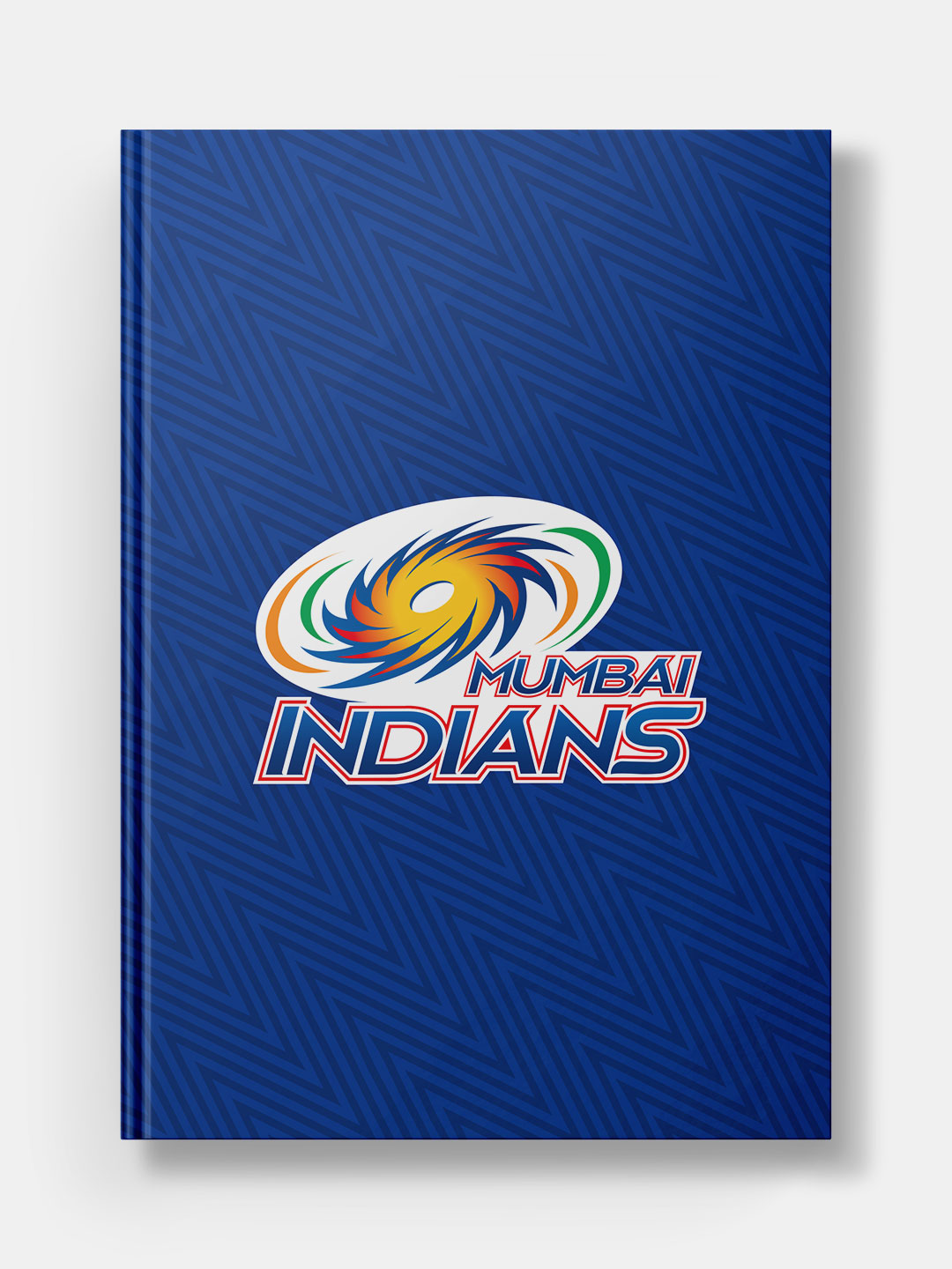 Mumbai Indians Blue and White Logo Printed Hardbound Cover A5 Ruled 100 Pages Diaries - (Pack of 1) (1)