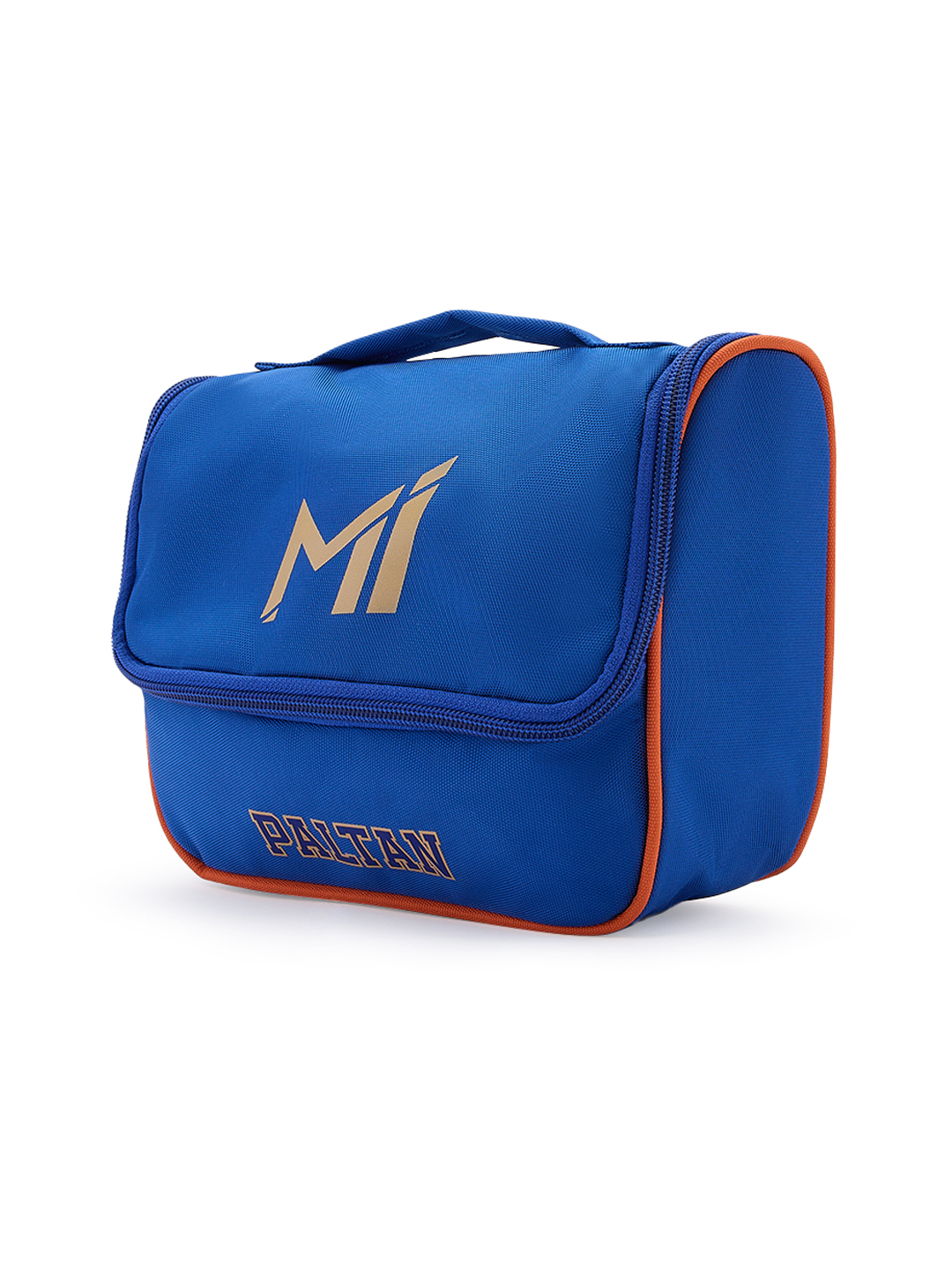 Mumbai Indians Travel Organizer For Shaving Kit and Cosmetics Toiletry Kit Bag with Large Storage Compartments (Blue) (2)