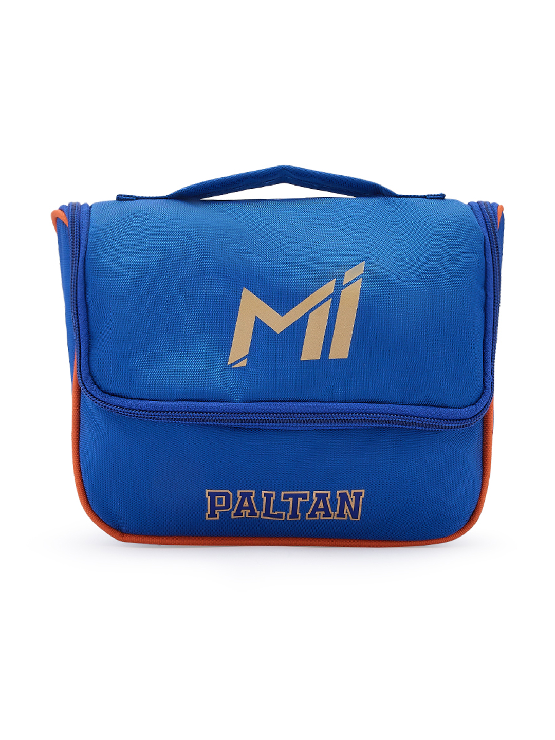 Mumbai Indians Travel Organizer For Shaving Kit and Cosmetics Toiletry Kit Bag with Large Storage Compartments (Blue) (1)