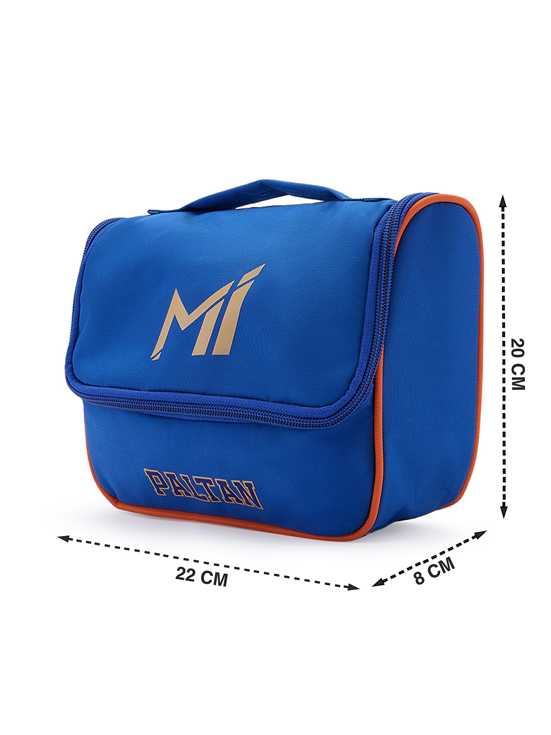 Mumbai Indians Travel Organizer For Shaving Kit and Cosmetics Toiletry Kit Bag with Large Storage Compartments (Blue) (12)