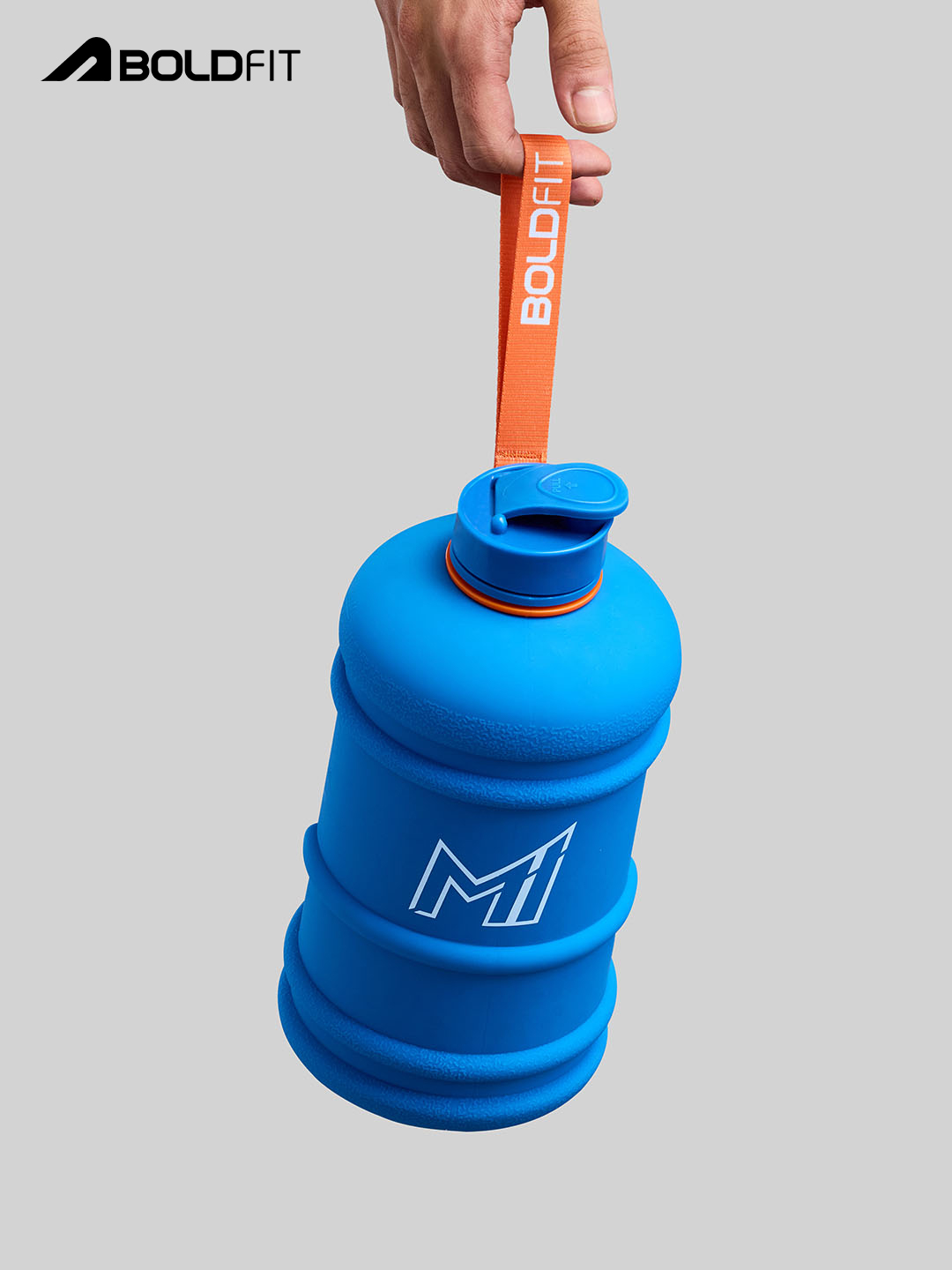 Mumbai Indians Blue Printed Gallon Bottle - 2 Ltr by Boldfit (2)