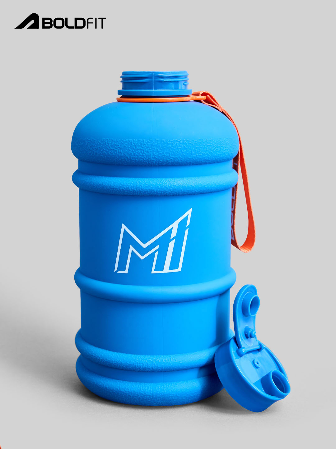Mumbai Indians Blue Printed Gallon Bottle - 2 Ltr by Boldfit (5)