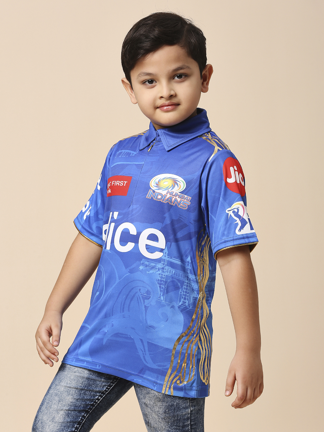 Mumbai Indians Kids Official Match Jersey 2023 (1)
