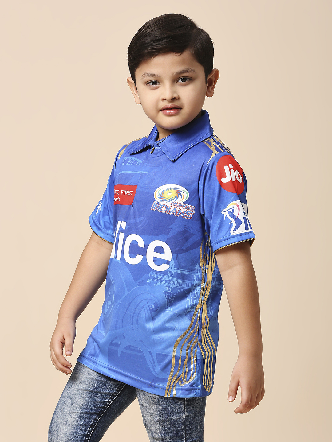 Mumbai Indians Kids Official Rohit Sharma Jersey 2023 (2)