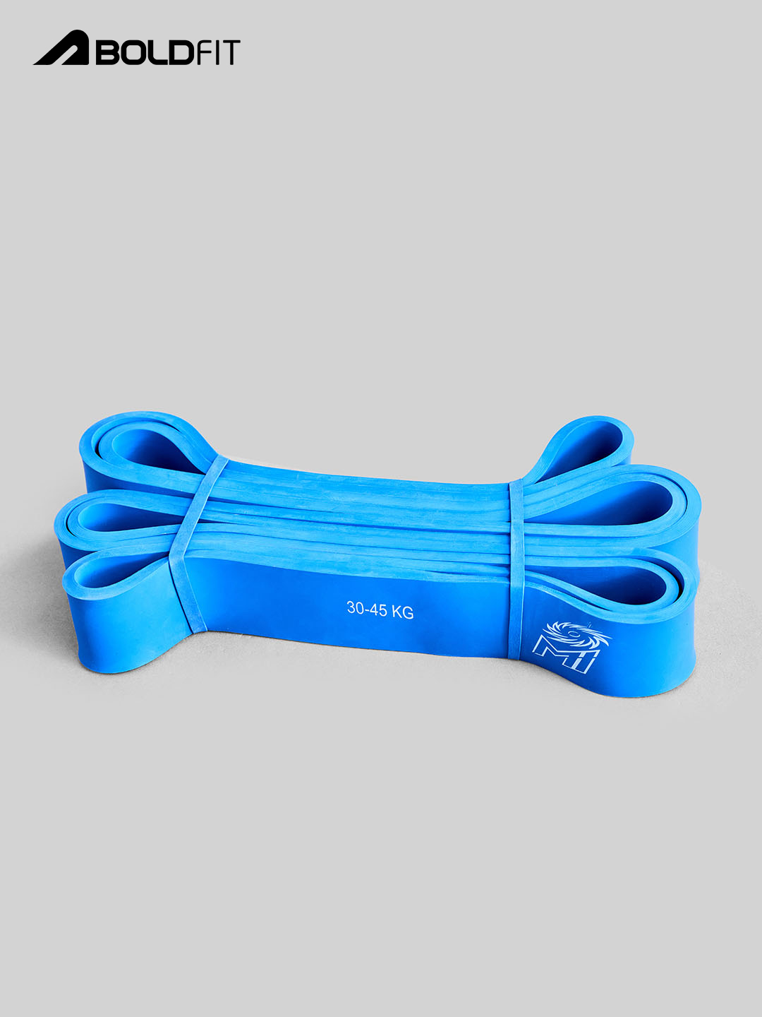 Mumbai Indians Heavy Resistance Band for Workout Toning Resistance Band - Blue(15 to 30 Kg) by Boldfit (3)