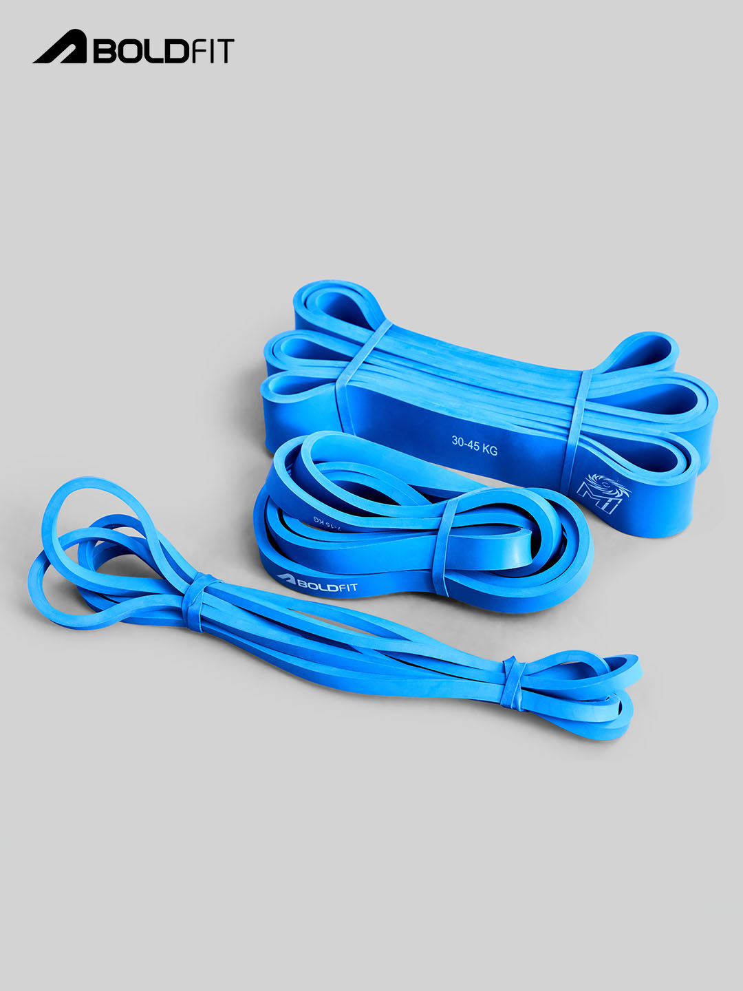 Mumbai Indians Heavy Resistance Band for Workout Toning Resistance Band - Blue(40 to 60 Kg) by Boldfit (4)