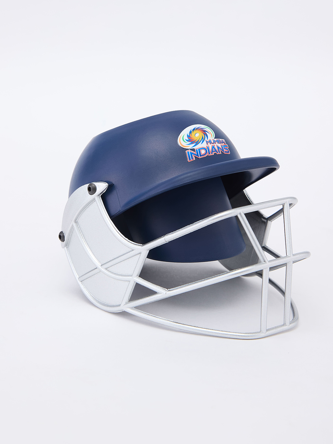 Mumbai Indians Helmet Shaped Navy Blue Logo Printed Pen and Pencil Stand, Pen Holder For Office and Home (4)