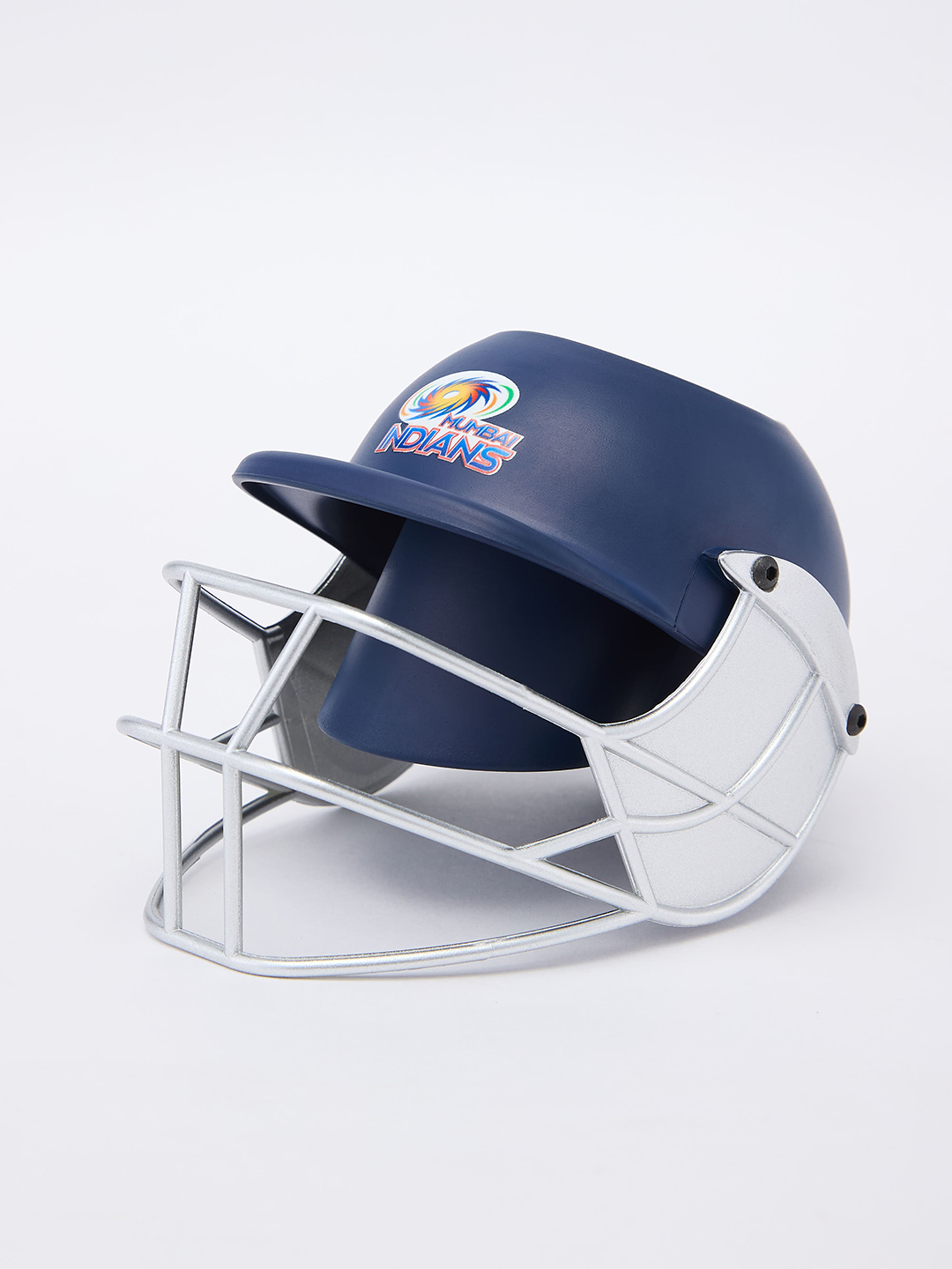 Mumbai Indians Helmet Shaped Navy Blue Logo Printed Pen and Pencil Stand, Pen Holder For Office and Home (7)