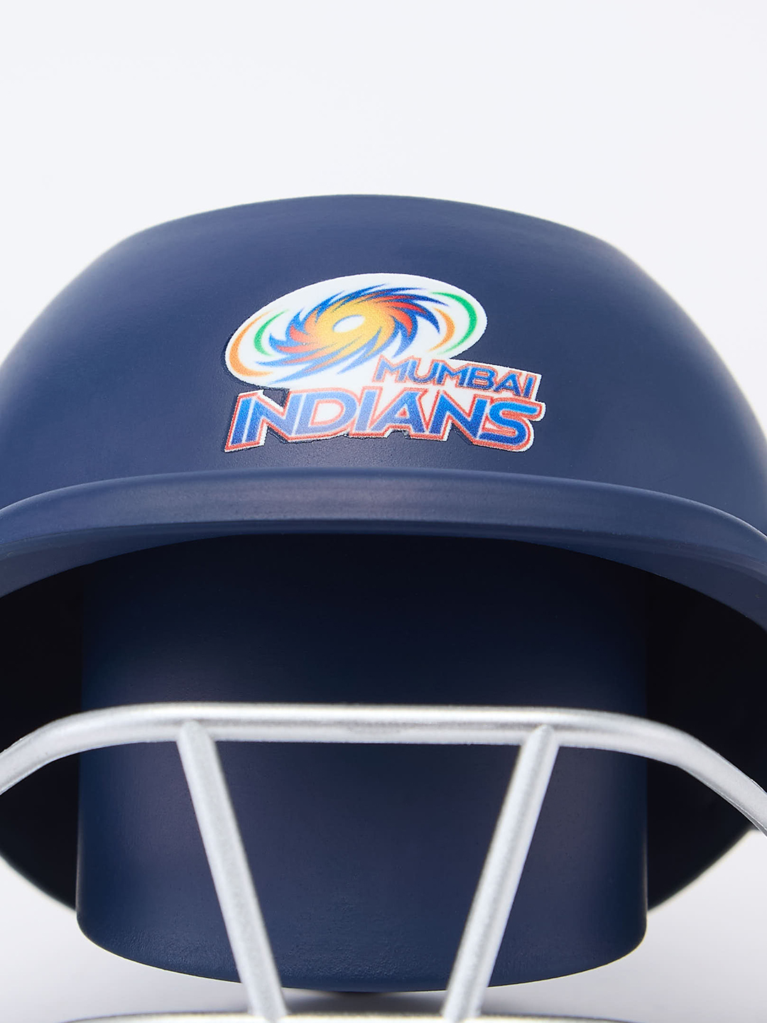 Mumbai Indians Helmet Shaped Navy Blue Logo Printed Pen and Pencil Stand, Pen Holder For Office and Home (9)