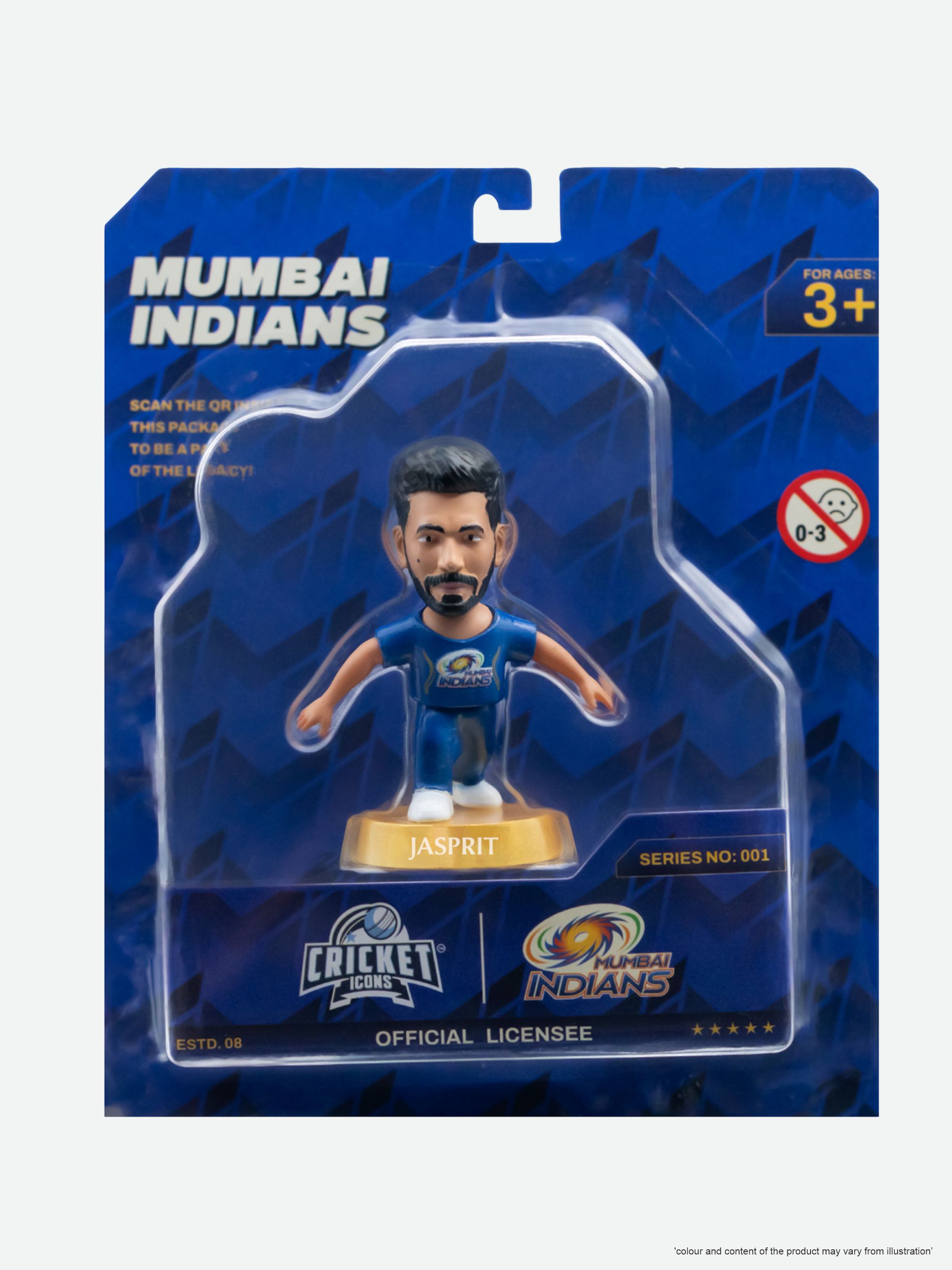 Mumbai Indians Jasprit Bumrah Mumbai Indians Collectible Miniature Figurine (6)