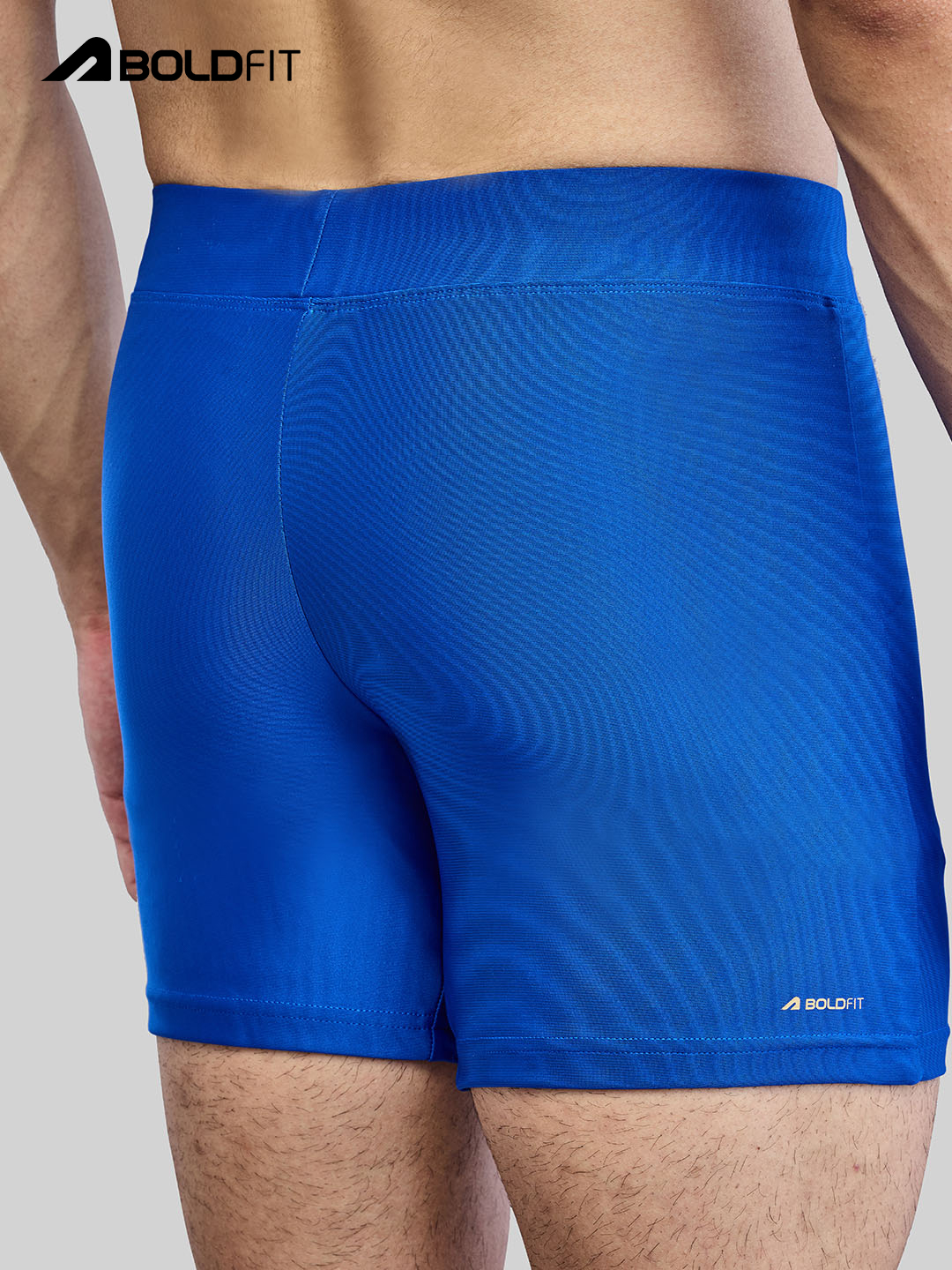 Mumbai Indians Men Blue Printed Swimming Shorts Easy Adjustable, Quick Drying Shorts, Compression Shorts by Boldfit (5)
