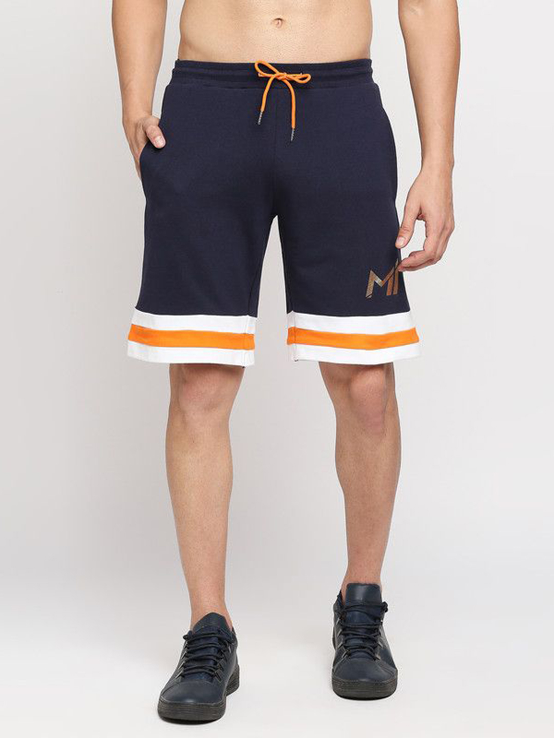 Mumbai Indians Mens Blue Shorts (1)