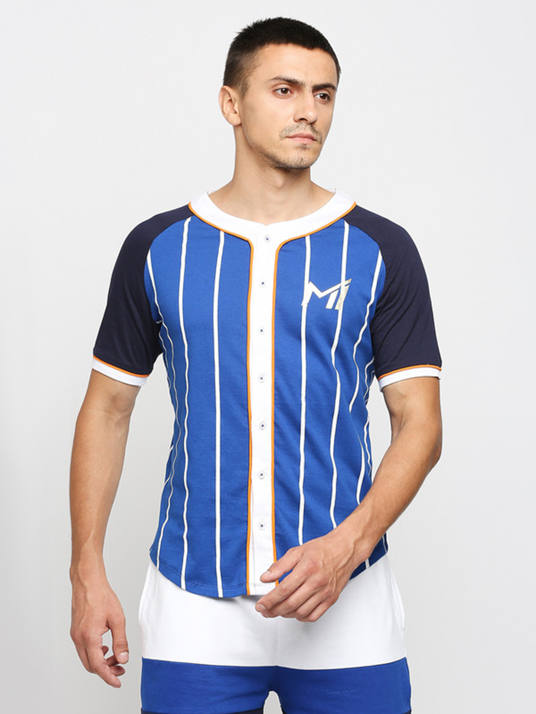 Mumbai Indians MI Baseball T-Shirt (1)