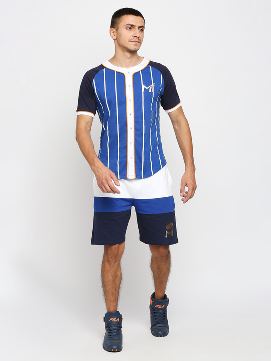 Mumbai Indians MI Baseball T-Shirt (5)