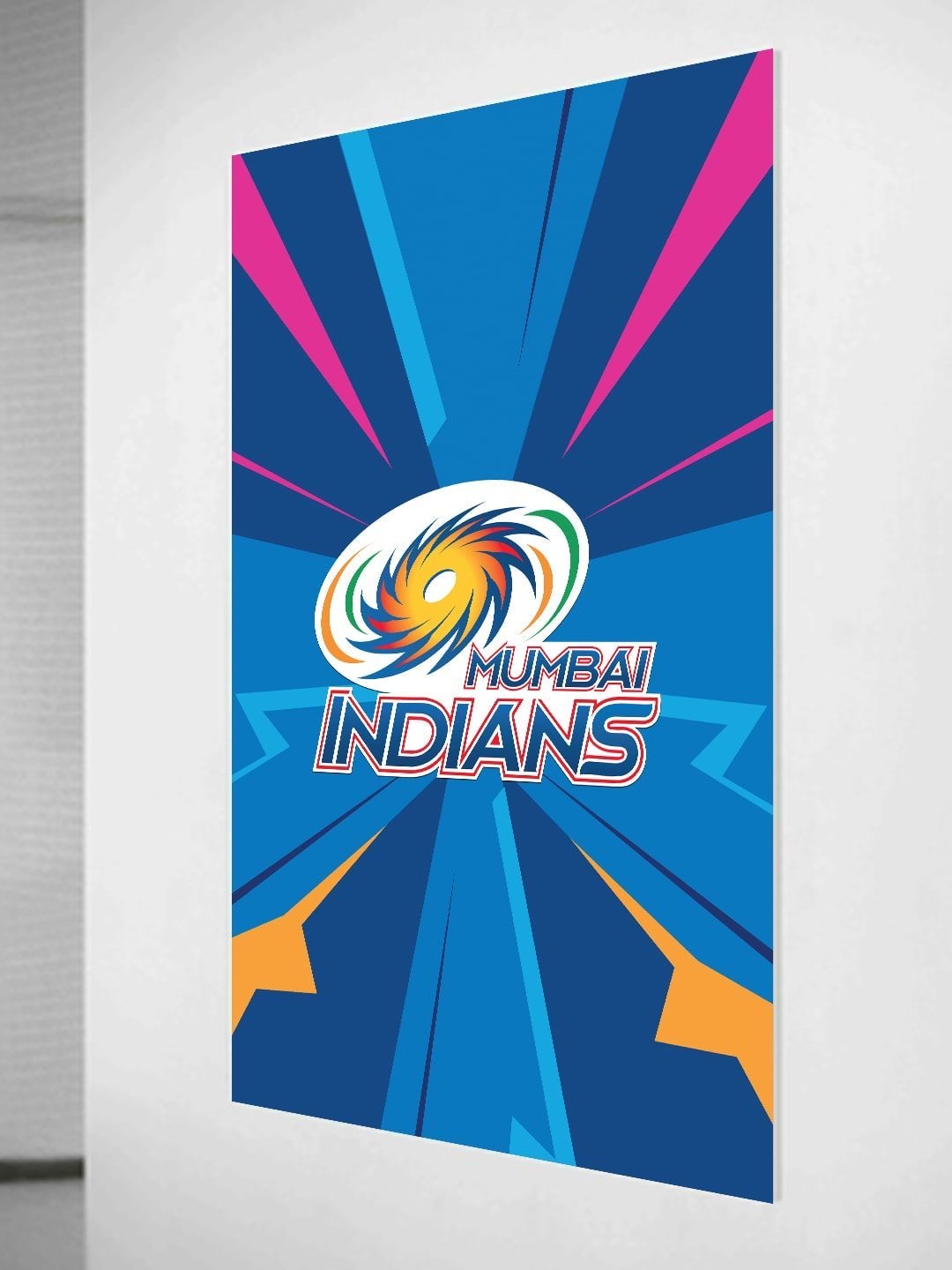 Mumbai Indians MI Combo Pack - Fridge Magnet, Posters and Coaster (3)