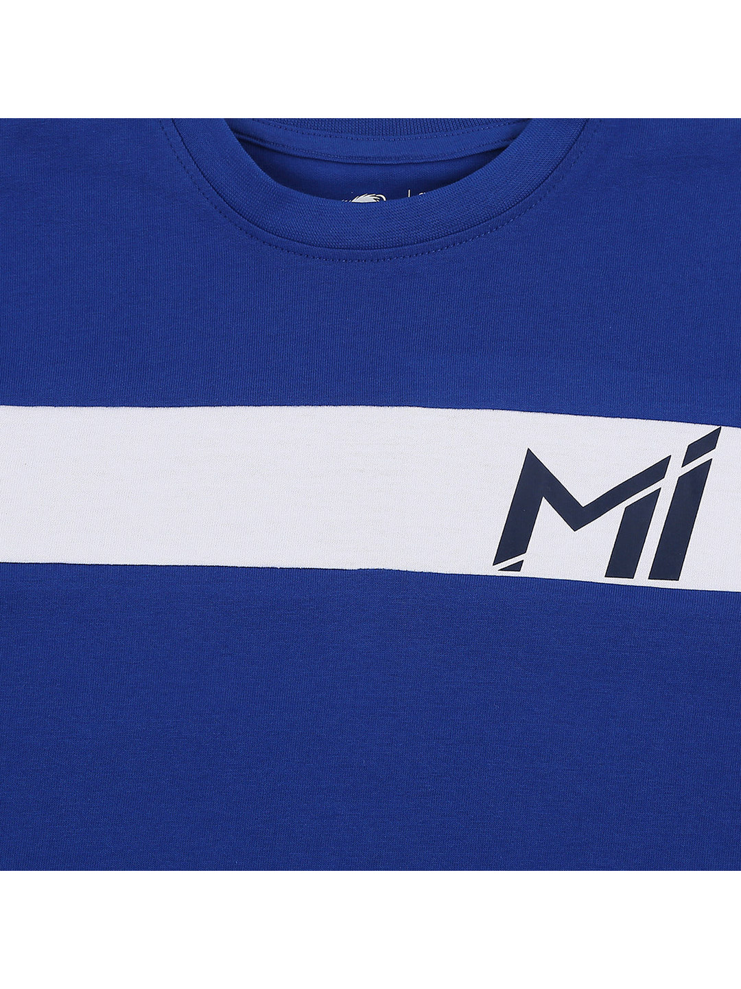 Mumbai Indians MI Kids White Stripe T-shirt (3)