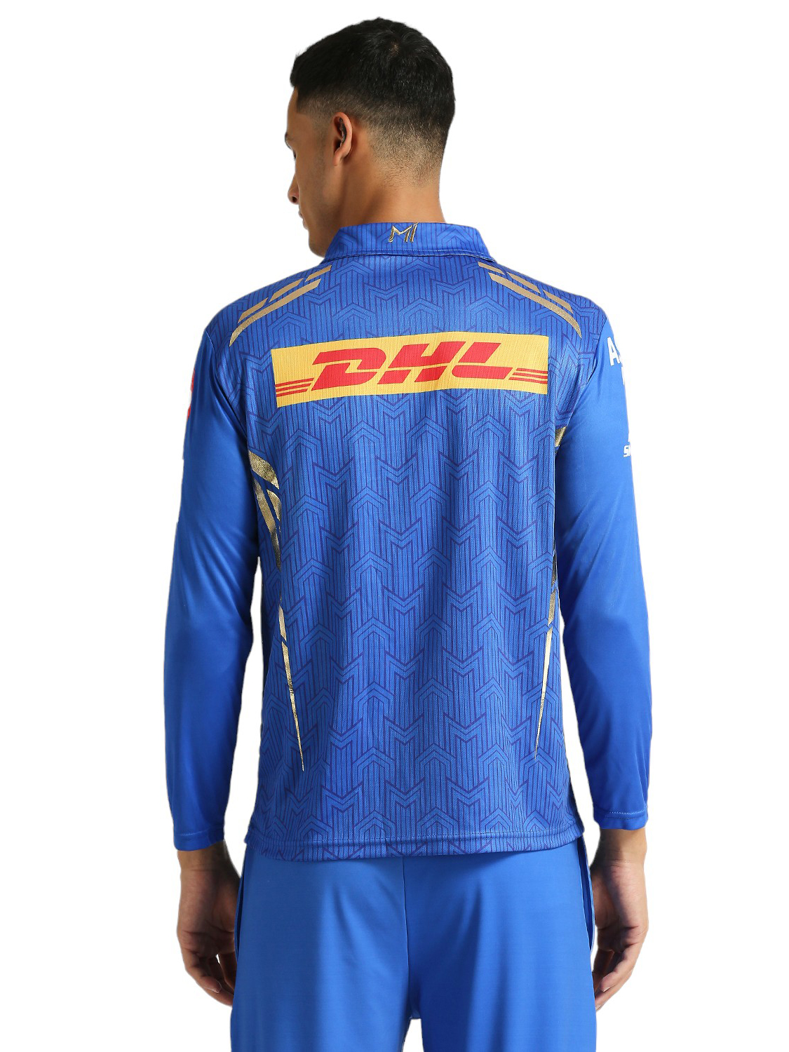 Mumbai Indians MI Official Match Jersey - Plain (Full Sleeve) (4)